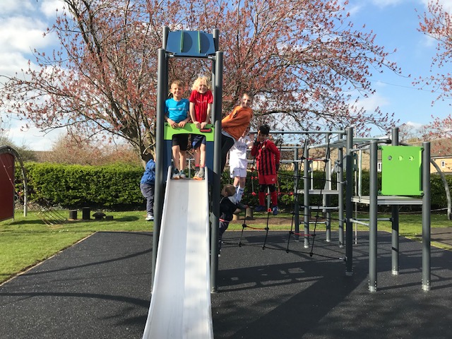 children in a park